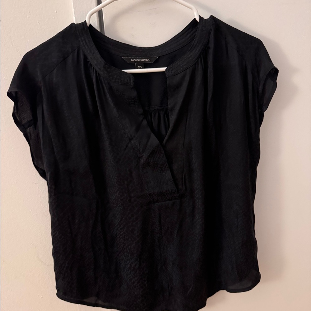 Banana Republic Navy Blouse